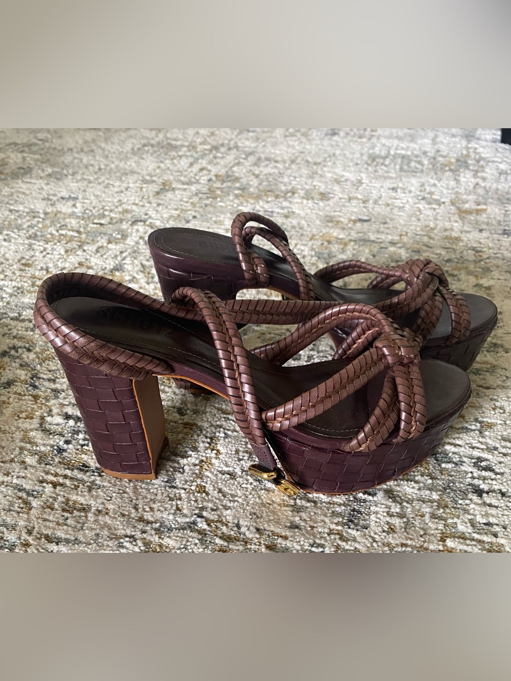 Schutz Kareena Woven Platform